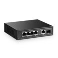 thumbnail image 1 of Conmutador PoE YuLinca Mini Gigabit de 6 puertos con 4 puertos PoE+ de 65 W, 1 of 7