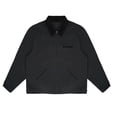 thumbnail image 4 of Maoxin Men's Coats Men's Lapel Washed Jacket Solid Color Top Jacket Long Sleeve Hoodless Casual Coat/Jacket Black XL, 4 of 6