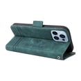 thumbnail image 5 of Allytech Wallet Case for iPhone 13 Pro Max, PU Leather Shockproof Card Slots Holder Magnetic Clasp Flip Cover, Lanyard Handbag Wrist Strap Kickstand Folio Case for iPhone 13 Pro Max 6.7 Inch,Green, 5 of 13