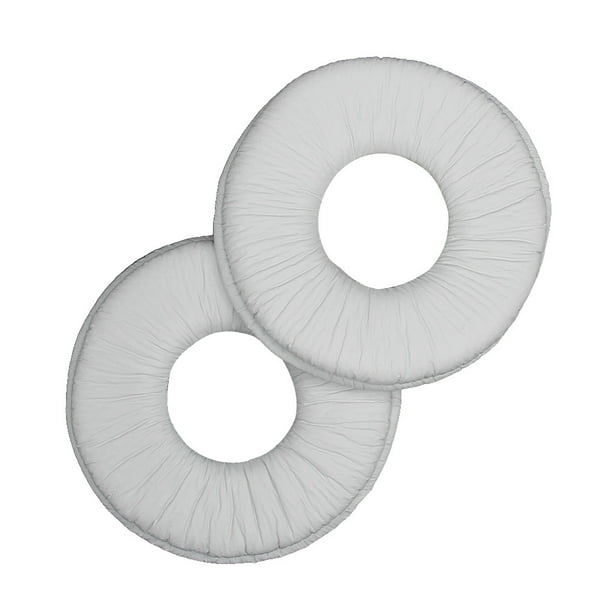 Seitruly Almohadillas para los oídos, accesorios de protección auditiva montados en la cabeza, reemplazo de auriculares transpirables para Relojes inteligentes Blanco