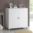thumbnail image 2 of Bowery Hill Multipurpose Entryway Storage Cabinet in White, 2 of 5