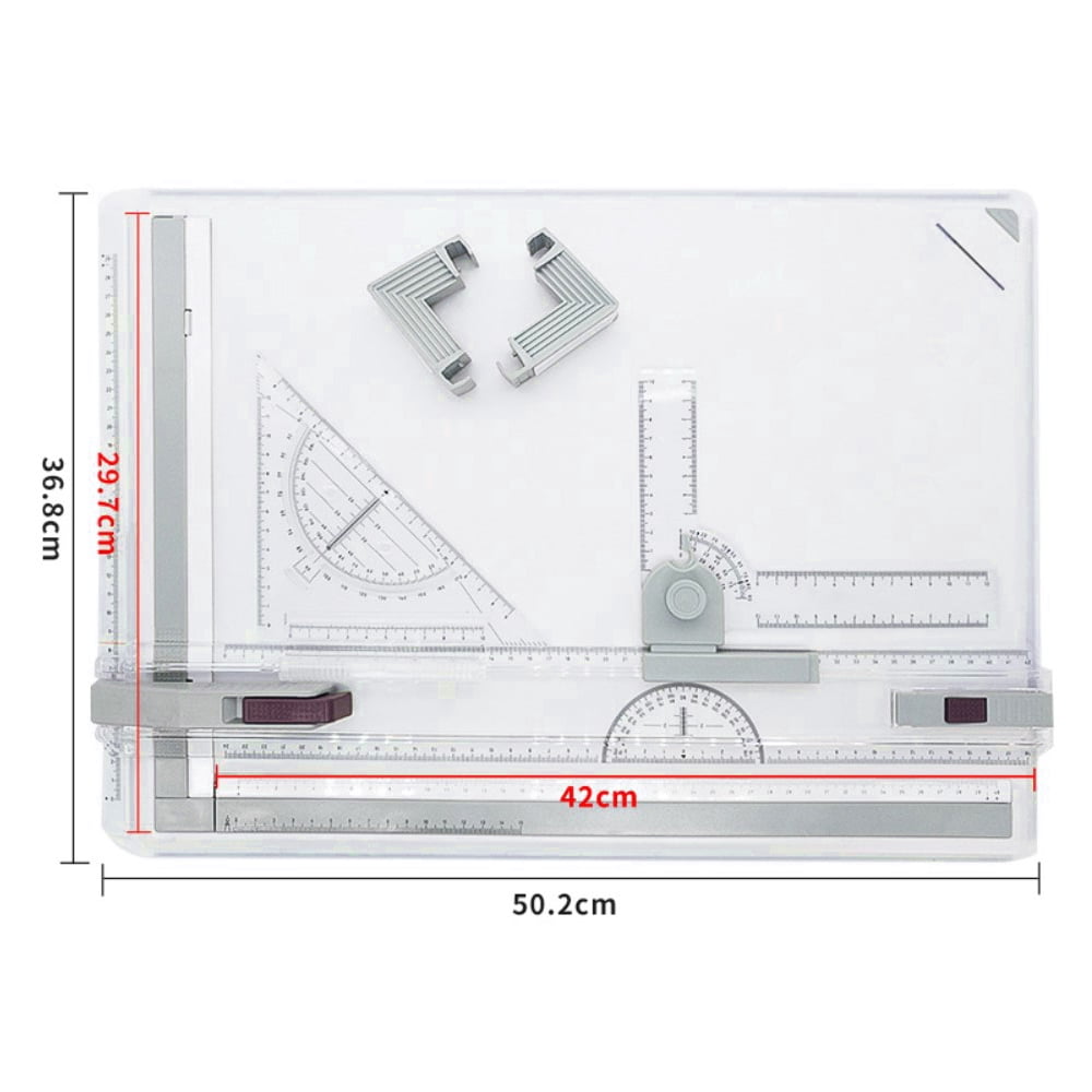 Buy Mewmewcat A3 Drafting Table Drawing Board, Drawing Tool Set Graphic