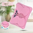 thumbnail image 3 of Butterfly Kids Case for Samsung Galaxy Tab S9 FE 5G 10.9"/ S9/ S8/ S7 11", Galaxy Tab A9+ Plus Case, Soft EVA Rotating Stand Lightweight Shockprof Kids Friendly Case Cover,Pink, 3 of 6
