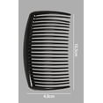 thumbnail image 2 of 2 Packs Slide Comb Tortoise Bowl Side Comb Straight Hair Comb Hair Comb Slides Hair Side Comb Set, 2 of 5
