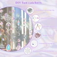 thumbnail image 4 of 400Pcs DIY Suncatchers Making Supplies Kit Decorative Suncatcher Prism Making Kit Window Hanging Décor Set for Kitchen Office Adults, 4 of 10