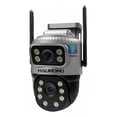 thumbnail image 1 of Cámara De Seguridad Wifi Ip66 Full Hd De Doble Lente V380 Pro Halimomo ，audio bidireccional, detección humana, seguimiento automático, interior y exterior, ángulo de visión de 360°,, 1 of 8