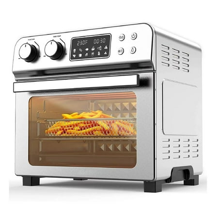 

LIUJUNH Air Fryer Stainless LIUJUNH Air Fryer Oven 19 Quart LED Touchscreen Dehydrator MA80