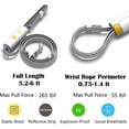 thumbnail image 4 of Dog Leash for Small Dogs 6ft Nylon Dog Leash Reflective Strong Dog Leash Running Training Puppy Dog Leashes Retractable for Medium Dogs with Handle One-Key Lock Explosion-Proof, 4 of 8