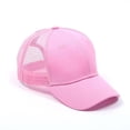 thumbnail image 4 of Femmes Réglables Queue de Cheval Casquette de Baseball Fille Snapback Chapeaux d'Été Féminins Maille Filet Camionneur Chapeau, 4 of 7