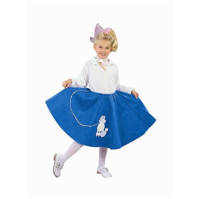 Costume Jupe Caniche Rouge - Taille Enfant-Petit