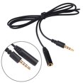 thumbnail image 1 of 3.5mm 3ft 4 Pole Jack Male to Female Earphone Headphone Audio Extension Cable 1M, 1 of 1
