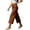 Coffee, variant on Kezqiaxn Cropped Pants for Women Summer Polka Dot Pattern High Waisted Loose Casual Capris with Pockets Fashion Clothing