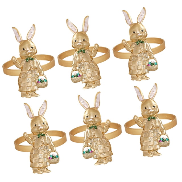 BESTYASH 6Ud De Napkin Decorativos De Dorado Para Cena Y Eventos Temáticos