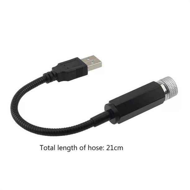 Proyector De Luz 5V USB Car Roof Star Night Lights 1 / 2pcs LED Proyector Star Lights Auto Interior Hugtrwg Para estrenar
