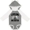 thumbnail image 3 of Inktastic Leveling Up to Big Sister Girls Long Sleeve Baby Bodysuit, 3 of 5