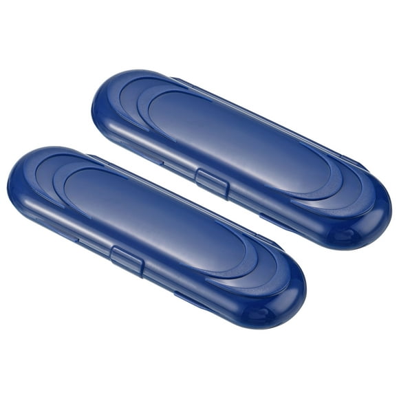 Uxcell Boîte de Rangement de Fléchettes en Nylon Portable, Porte-Case de Fléchettes 2 Paquets Garder Fléchettes Sécurisées, Bleu