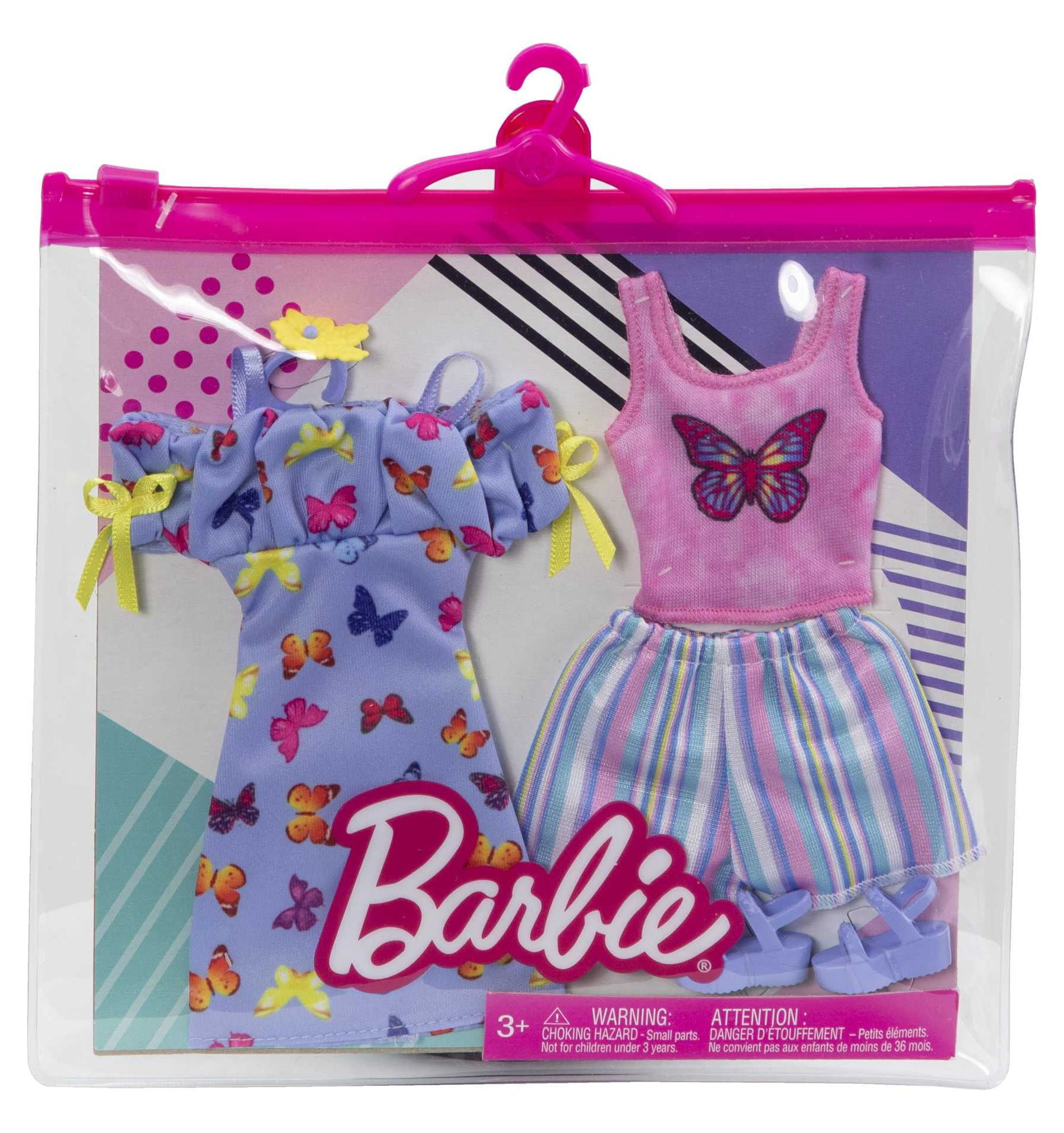 PACOTE ESPECIAL* 10 Roupas Fashion Para Barbie + 20 Pares de