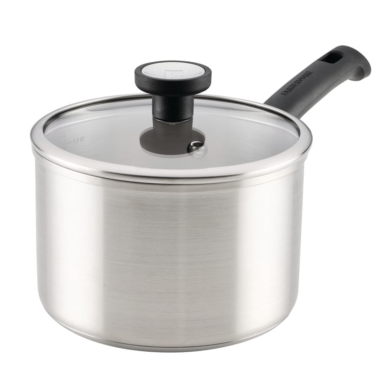 Farberware TrueCook 3-Quart Stainless Steel Induction Saucepan photo 1