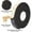 Black, variant on Clearance Handmade tape under $5,Black EVA Cushioned Foam Sealing Strip Single Adhesive 1PC