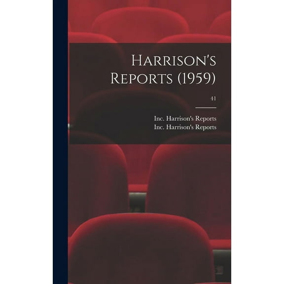 Harrison's Reports (1959); 41, (Hardcover)