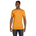 thumbnail image 2 of Hanes Nano-T Men`s T-shirt, S, Gold, 2 of 4