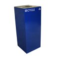 thumbnail image 2 of Witt Industries 36GC04-BL Récipient de Recyclage Géocube avec Fente Combinée/ouverture Ronde, Acier, 36 gal, Bleu, 2 of 3
