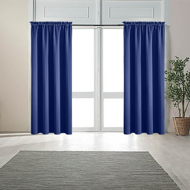pstuiky Cortinas, juego de paneles de cortina de 160 cm de ancho x 132 cm de largo, elegantes cortinas superpuestas para dormitorio