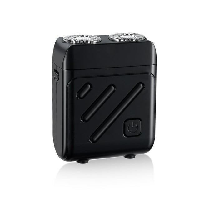 ZheElen Portable Headed Electric Machine Rechargeable Shaver Washable Shave Machine Detachable, for and for Men's and Trips BLACK