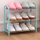 thumbnail image 1 of Isvgxsz Clearance 3 Tier Small Shoe Rack, Narrow Stackable Kids Toddler Adult Shoe Storage Organizer Shelf for Closet Floor Front Door Entrance Entryway, Free Standing Shoe Rack Organization Shelves, 1 of 6