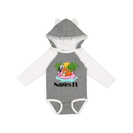 

Inktastic Naples Florida Beach Vacation Gift Baby Boy or Baby Girl Long Sleeve Bodysuit