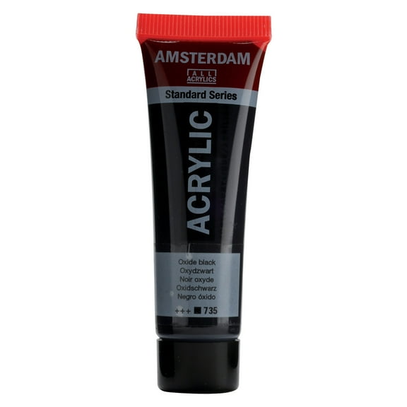 Amsterdam Standard Series Acrylic Paint, 20ml, Oxide Black