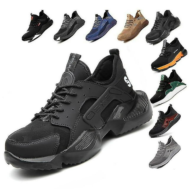 Chaussures à Embout d'Acier pour Hommes, Légères, Anti-Perforation, Espadrilles de Sécurité
