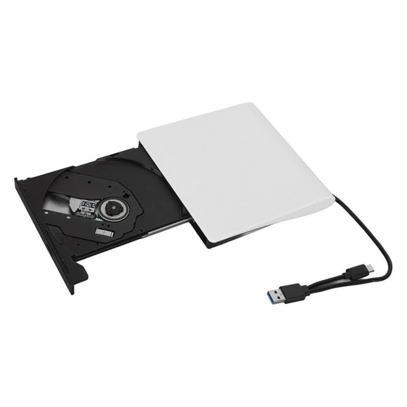 External DVD Drive USB 3.0, Plug and Play DVD Reader, High Speed 5Gbps, SupportsXP, 2003, Win 7, 8, 8.1, 10, Vista, Linux, OS X