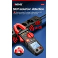 thumbnail image 6 of Intelligent digital clamp meter, high-precision multimeter, 400A AC/DC clamp meter, digital display, backlit clamp meter., 6 of 16