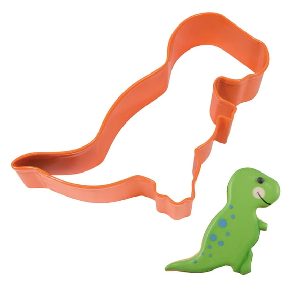 R&M International T-Rex Baby 4.75" Cookie Cutter Orange