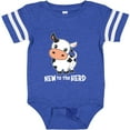 thumbnail image 3 of Inktastic New to the Herd Cute Cow Boys or Girls Baby Bodysuit, 3 of 5
