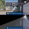 thumbnail image 5 of Luz de seguridad, reflector de detección de movimiento ajustable IP65 a prueba de agua, luz con sensor de movimiento para exteriores para garaje, patio, 5 of 5