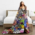 thumbnail image 5 of Splatoon Blanket Soft Cozy Flannel Warm Throw Blanket Unique Gifts Room Decor Blanket 40"x30", 5 of 9