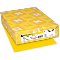 Neenah Paper Card Stock - For Laser, Inkjet Print - Letter - 8.50" X 11" - 65 Lb Basis Weight - 250 / Pack - Sun Yellow (22791_40)