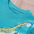 thumbnail image 4 of Toimothcn Baby Boys Outfit Sets Short Sleeve Cartoon Dinosaur Printed Tees + Stretchy Shorts 2Pcs Summer Clothes Sets Cool Loose Fit Kids Outfit Sets Breathable Kids Dailywear, 4 of 9