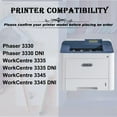 thumbnail image 3 of Amateck Compatible Extra High Yield Toner Cartridge Replacement for 106R03624 Black 2 Pack for Phaser 3330, Phaser 3330 DNI, WorkCentre 3335, WorkCentre 3335 DNI, WorkCentre 3345, WorkCentre 3345 DNI, 3 of 4