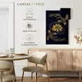 thumbnail image 5 of Elephant Stock Lucky Gold Koi Wall Art - Vertical Canvas Wall Art - Living Room Wall Decor - Wellness Canvas - Gold And Blue Decor - 20" x 30", 5 of 8