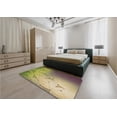 thumbnail image 5 of Ahgly Company Machine Washable Indoor Rectangle Transitional Metallic Gold Area Rugs, 7' x 10', 5 of 7