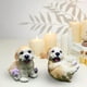 thumbnail image 1 of Estatua de perro Perfecl figura de cachorro Amarillo, 1 of 8