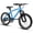 Blue, variant on 20" Mountain Bike with Shimano 7-Speed Gears, Front Suspension,Black