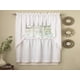 thumbnail image 1 of Cortinas de cocina Valance Sweet Home Collection Ribcord Wine, 1 of 1