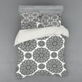 thumbnail image 2 of Ambesonne Mandala Bedding Set 3 Pcs, Oriental Mandala Design, Twin, Black and White, 2 of 3