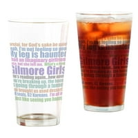 CafePress Gilmore Girls Quotes Pint Glass, Drinking Glass, 16 oz. CafePress
