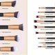 thumbnail image 2 of makeup brushes,14 Pcs rose gold makeup brush set,face and eye brush,suitable for foundation,powder,and eyeshadow., 2 of 5