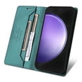thumbnail image 2 of Allytechgroup Flip Case for Samsung Galaxy S23 FE with Credit Card Slot, PU Leather Wallet Phone Case with Stand Slim Lightweight Shockproof Back Cover Bumper for Samsung Galaxy S23 FE, Green, 2 of 8